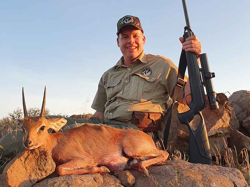 Steenbuck hunting with Eastcape & Karoo Safaris South Africa